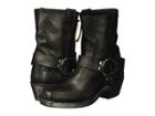 Frye Harness 8r (black Multi Metallic Oiled Leather) Women's Pull-on Boots