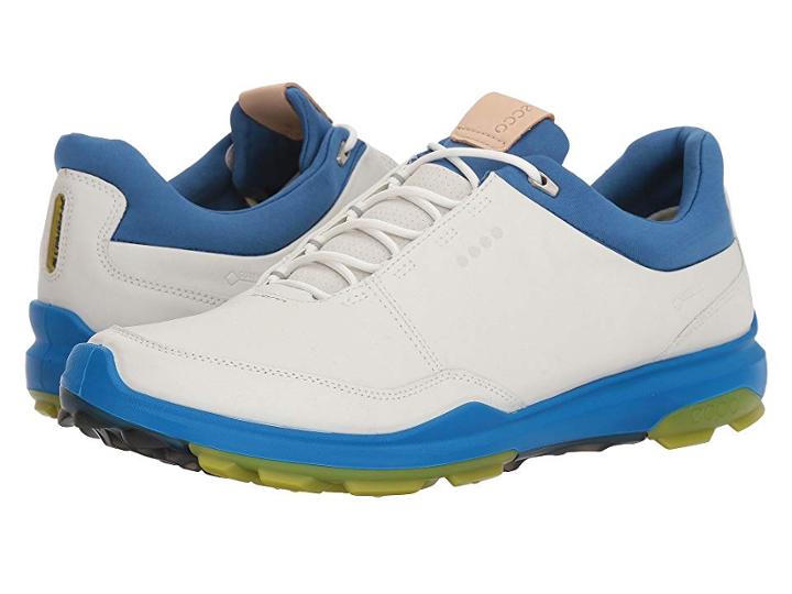 Ecco Golf Biom Hybrid 3 Gtx (white/kiwi) Men's Golf Shoes