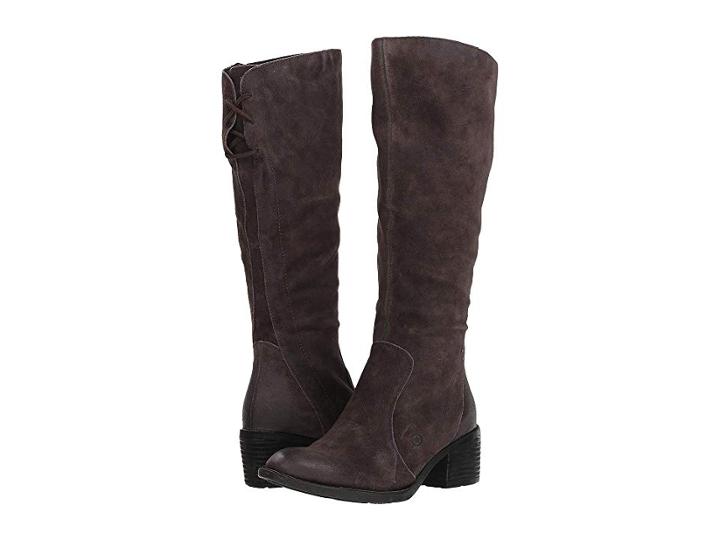 Born Felicia (dark Grey Distressed) Women's Pull-on Boots