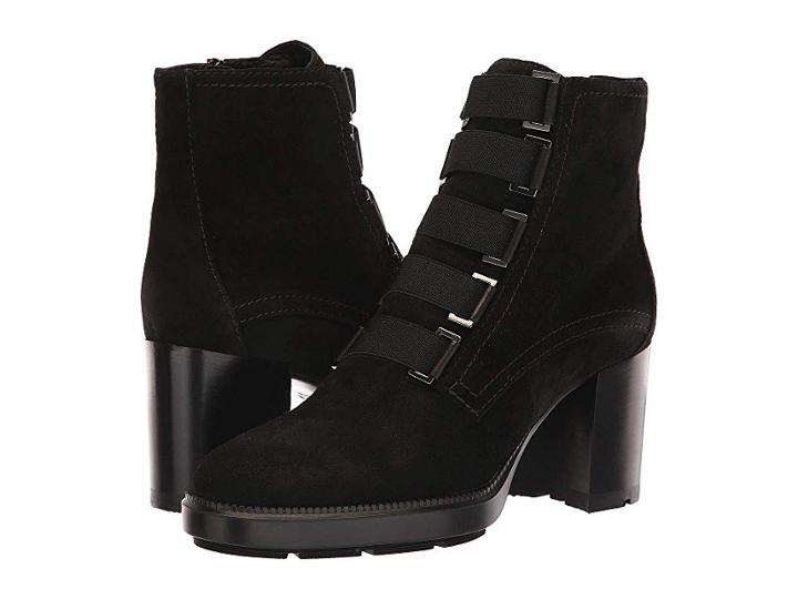 Aquatalia Indira (black Suede) Women's Shoes