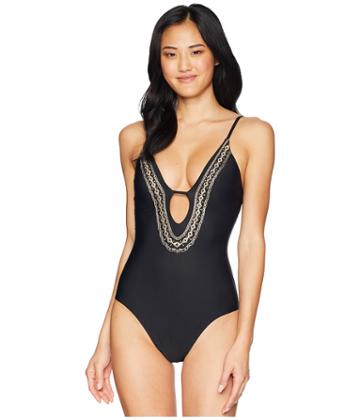 Ella Moss Gilded Age One-piece (black) Women's Swimsuits One Piece