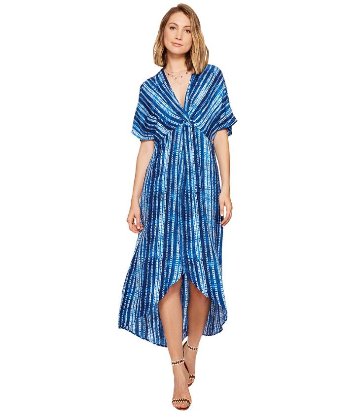 Show Me Your Mumu Get Twisted Maxi Dress (indigo Rain) Women's Dress