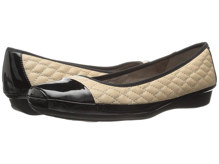 Naturalizer Velma (tender Taupe/black Shiny) Women's  Shoes
