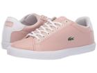 Lacoste Grad Vulc 119 2 P Sfa (light Pink/white) Women's Shoes