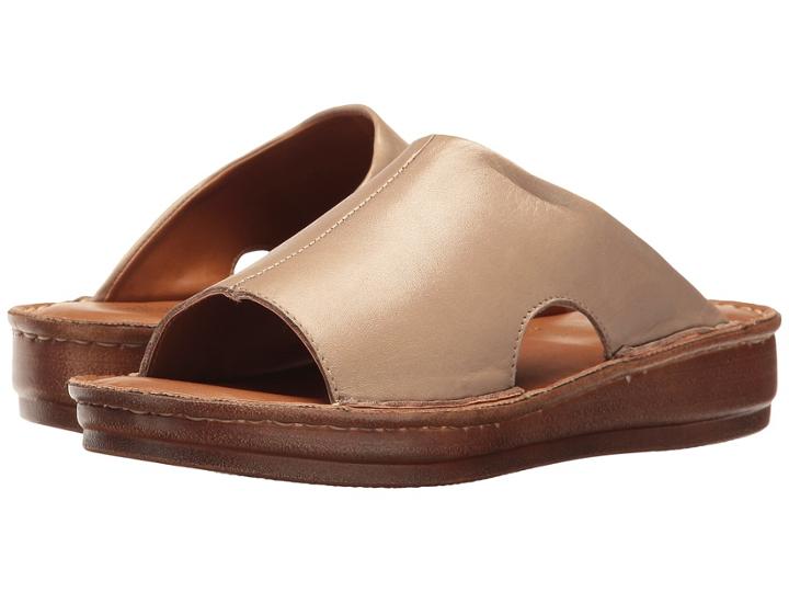 Bella-vita Mae-italy (taupe Leather) Women's Sandals