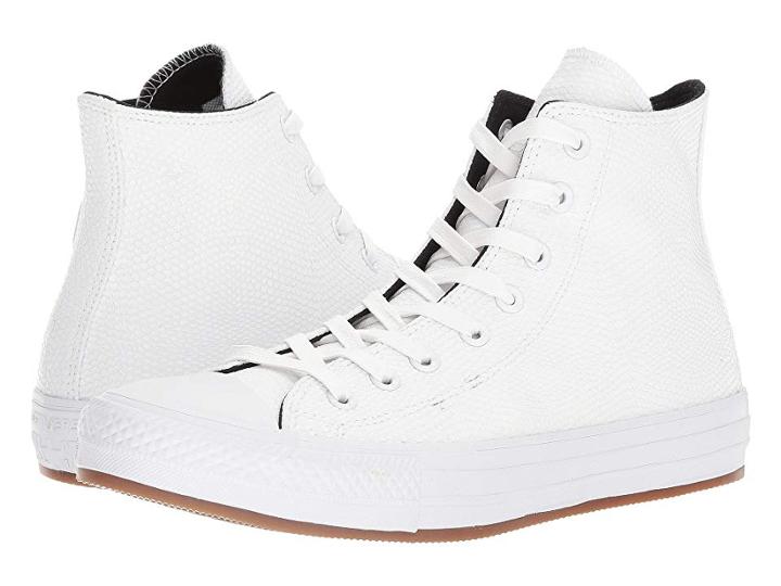 Converse Ctas Hi (white/black/gum) Men's Lace Up Casual Shoes