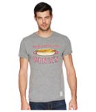 The Original Retro Brand Pinks Hot Dogs Vintage Tri-blend Tee (streaky Grey) Men's T Shirt