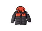 U.s. Polo Assn. Kids Bubble Jacket (toddler) (charcoal/orange) Boy's Coat