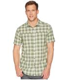 Columbia Leadville Ridge Yarn-dye Short Sleeve Top (spring Small Plaid) Men's Short Sleeve Button Up