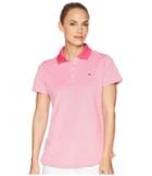 Vineyard Vines Golf Short Sleeve Pique Polo (rhododendron) Women's Short Sleeve Pullover