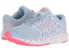 New Balance Kids Kjurgv2y (little Kid/big Kid) (ice Blue/pink Zing) Girls Shoes