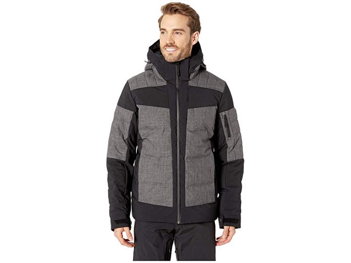 Obermeyer Maxon Down Jacket (carbon Black) Men's Coat