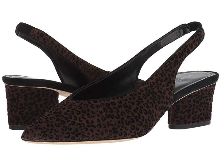 Donald J Pliner Gema (dark Brown Leopard Suede) Women's Shoes