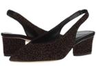 Donald J Pliner Gema (dark Brown Leopard Suede) Women's Shoes