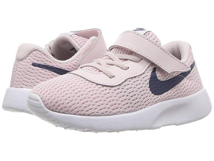 Nike Kids Tanjun (infant/toddler) (barely Rose/navy/white) Girls Shoes
