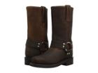Old West Kids Boots Square Toe Harness (toddler/little Kid) (brown) Cowboy Boots