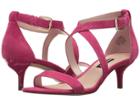 Nine West Xaeden Strappy Heel Sandal (pink Suede) Women's Shoes