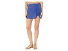Becca By Rebecca Virtue Breezy Basics Skirt Cover-up (blue Topaz) Women's Skirt