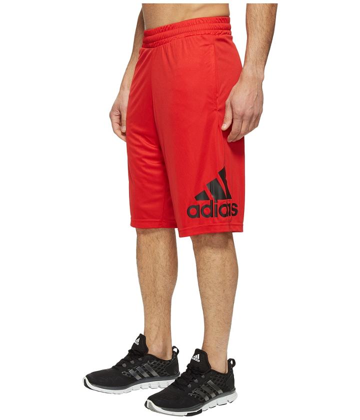 Adidas Crazylight Shorts (scarlet/black) Men's Shorts