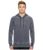 Lucky Brand Venice Burnout Hooded Sweatshirt (american Navy) Men's Sweatshirt