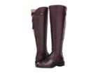 Franco Sarto Brindley Wide Calf (dark Burgundy Bally Leather) Women's Dress Zip Boots