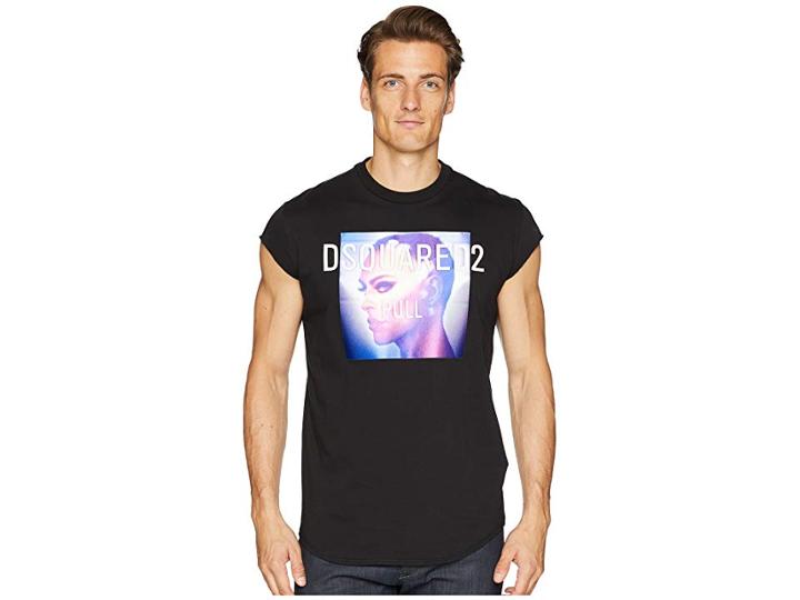 Dsquared2 Photo Image T-shirt (black) Men's T Shirt