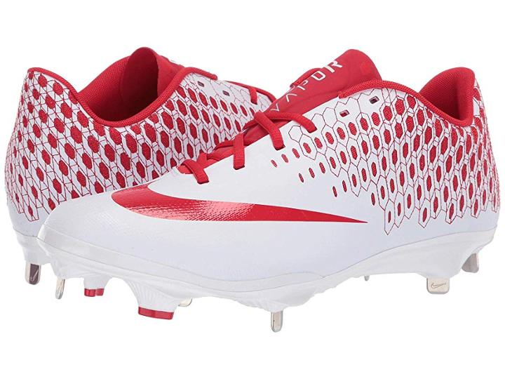 Nike Lunar Vapor Ultrafly Elite 2 (white/university Red/university Red) Men's Cleated Shoes