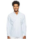 Polo Ralph Lauren Oxford Long Sleeve Sport Shirt (basic Blue/white) Men's Clothing