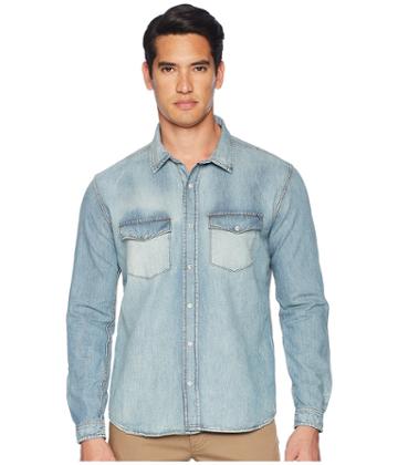 The Kooples Denim Shirt (blue) Men's Clothing