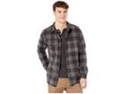 Quiksilver Surf Days Flannel (dark Grey Heather Surfdays Check) Men's Long Sleeve Button Up