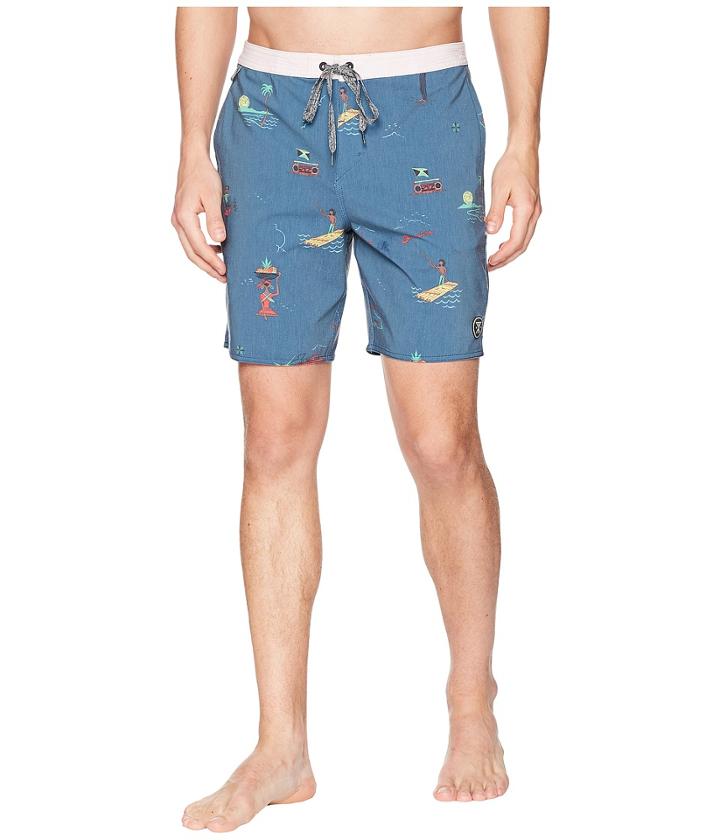 Roark Chiller Tourister Boardshorts (navy) Men's Swimwear