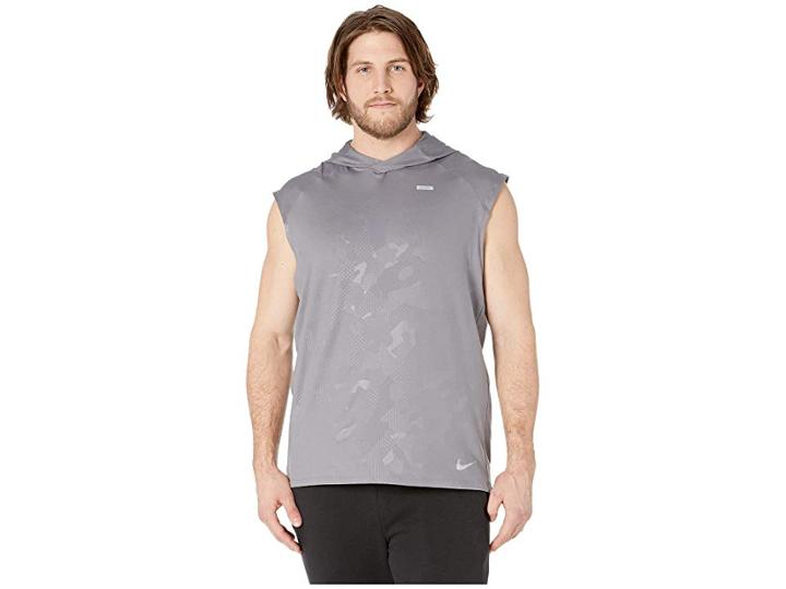 Nike Element Sleeve Hoodie Gx (gunsmoke) Men's Sweatshirt