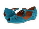 Gentle Souls Lily Moon (teal) Women's Wedge Shoes