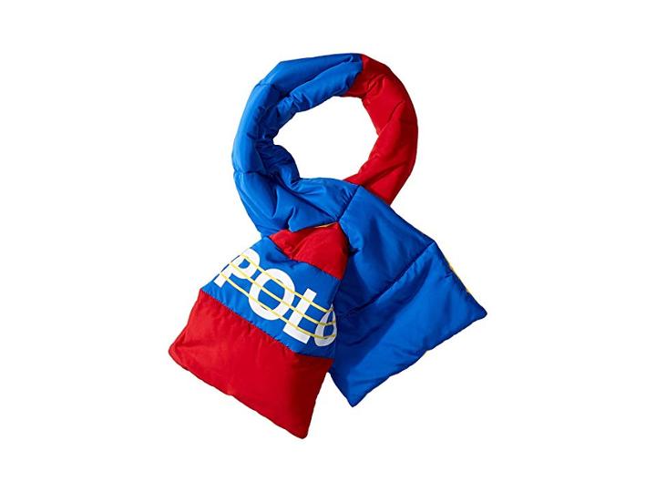 Polo Ralph Lauren Polo Puffer Pull Through Scarf (sapphire Star Multi) Scarves