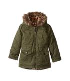 Urban Republic Kids Cotton Twill Jacket (infant/toddler) (olive) Girl's Coat
