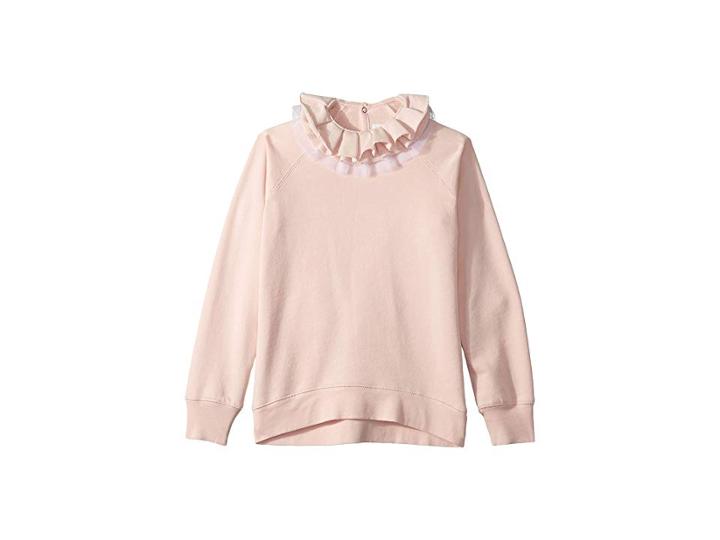 Nununu Victorian Sweatshirt (little Kids/big Kids) (powder Pink) Girl's Sweatshirt