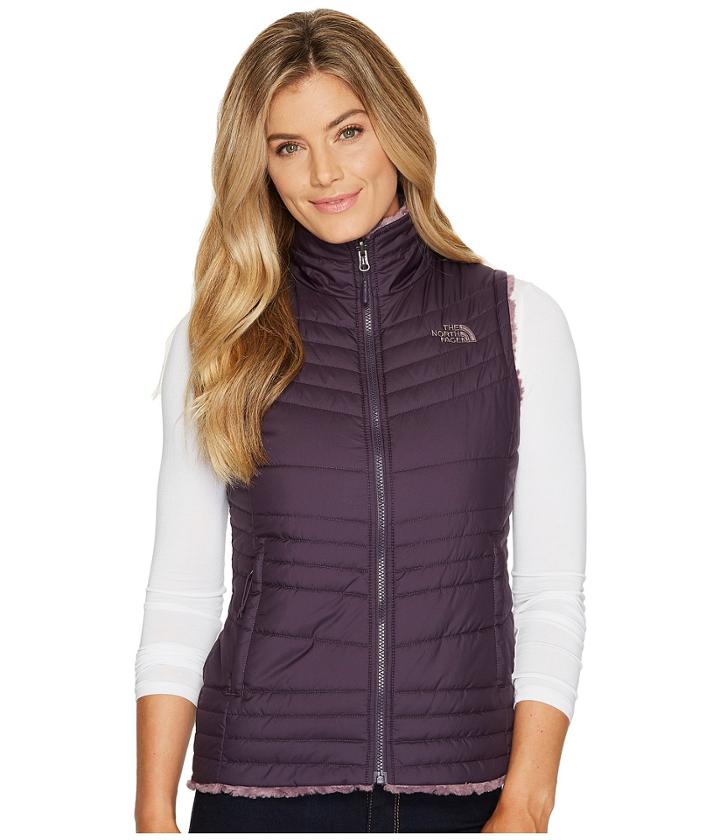 The North Face Mossbud Swirl Vest (dark Eggplant Purple/black Plum) Women's Vest