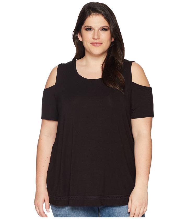 Lysse Plus Size Mira Top (black) Women's Clothing