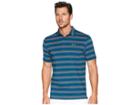 Under Armour Golf Ua Playoff Polo (techno Teal/techno Teal/rhino Gray) Men's Short Sleeve Knit