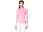 Obermeyer Nari 1/4 Zip Top (positively Pink) Women's Clothing