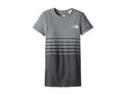 The North Face Kids Round N Round Tee (little Kids/big Kids) (mid Grey/tnf White (prior Season)) Girl's T Shirt