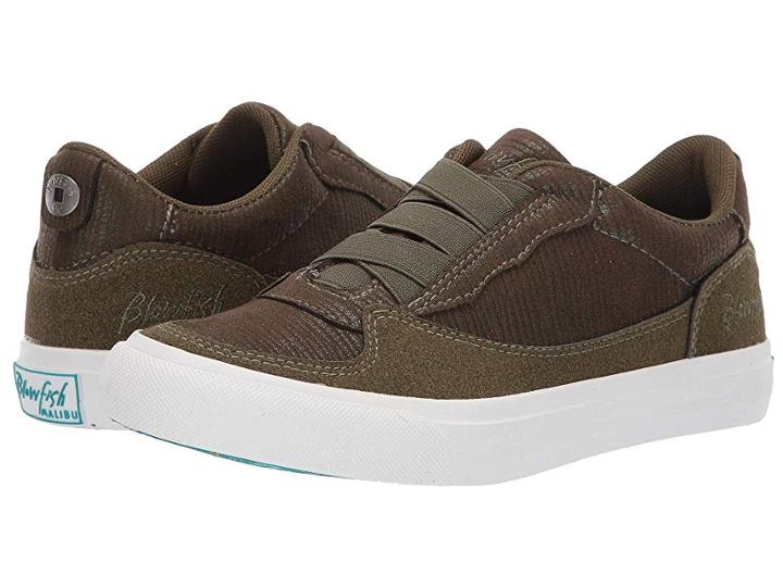 Blowfish Made (olive Suede Pu/astro Pu) Women's Shoes
