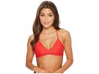 Hurley Quick Dry Surf Top (speed Red) Women's Swimwear
