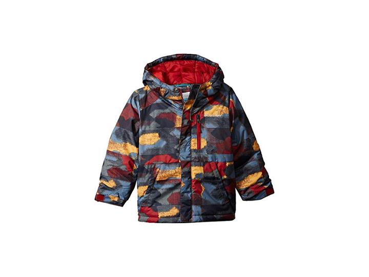 Columbia Kids Lightning Lifttm Jacket (little Kids/big Kids) (red Element Geo Camo) Boy's Jacket
