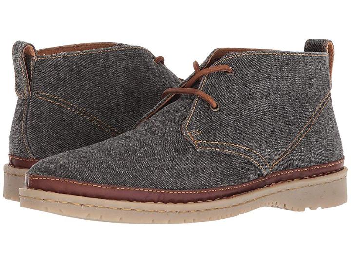 Born Elk (dark Grey Fabric) Men's Lace-up Boots