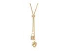 Michael Kors Love Is In The Air Double Pendant Necklace (gold) Necklace