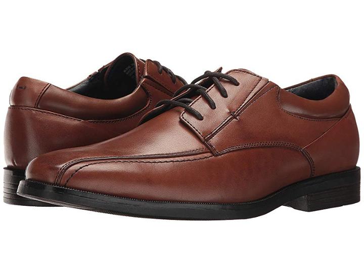 Dockers Endow 2.0 Bike Toe Oxford (whiskey Polished Full Grain) Men's Shoes