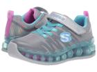 Skechers Kids Skech-o-sphere (little Kid/big Kid) (grey/multi) Girl's Shoes