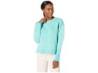 Vineyard Vines Long Sleeve Vintage Whale Crew Neck Sweatshirt (capri Blue) Women's Sweatshirt