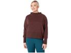 Nike Studio Mock Neck Versa Pullover (sizes 1x-3x) (el Dorado/heather/black) Women's Clothing